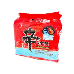 Nongshim Shin Spicy Shrimp Ramen (120gx5)