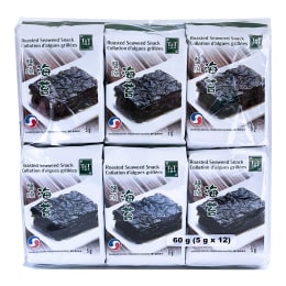 T&T Roasted Seaweed Snack 5gX3packs ｜ 大统华超级市场