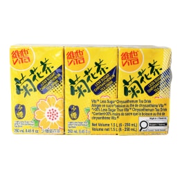 Vita Less Sugar Chrysanthemum Tea (250mLx6) ｜ 大统华超级市场