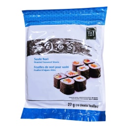 T&T Roasted Seaweed Sheets / Sushi Nori (10pcs / 27g)