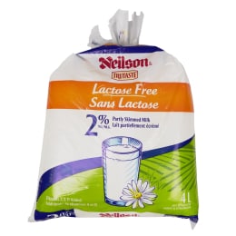 Neilson Trutaste Lactose Free 2% Partly Skimmed Milk - Bag (4L