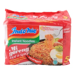 Indomie Hot&Spicy Inst Fried Noodle (80gx5)