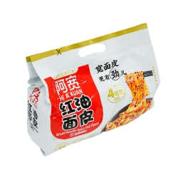Hi A Kuan Spicy Hot Broad Noodles (110gx4)