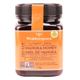 Wedderspoon Raw Manuka Honey Kfactor 16 - Large (1kg)