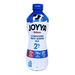 Joyya Ultrafiltered 2% Partly Skimmed Milk (1L)