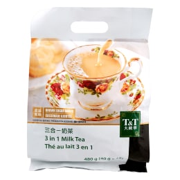 ☆珍品☆超高級茶☆奶白茶Milk white tea Dai Pai Dong Star Grade 3 In 1 Milk Tea 35gx10 ｜ 大統華超級市場