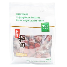 枣枣专拍 T&T Xinjiang Hetian Red Dates (500g) ｜ T&T Supermarché