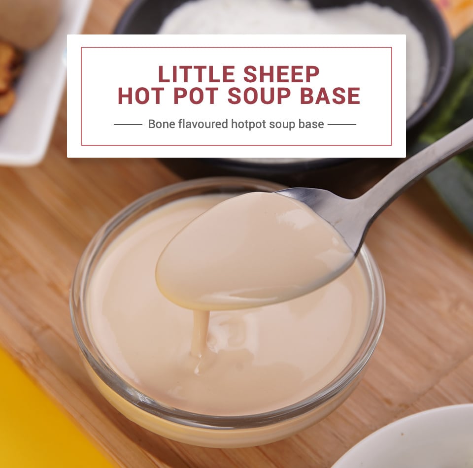 Little Sheep Pork Bone Hot Pot Soup Base 155g T&T Supermarket