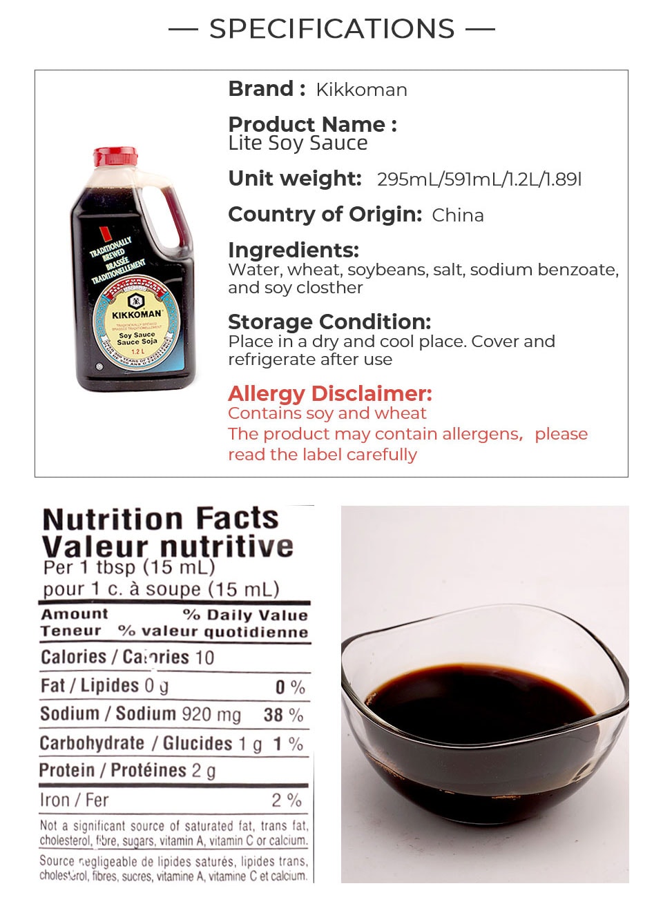 Kikkoman Soy Sauce 1.2L T&T Supermarket