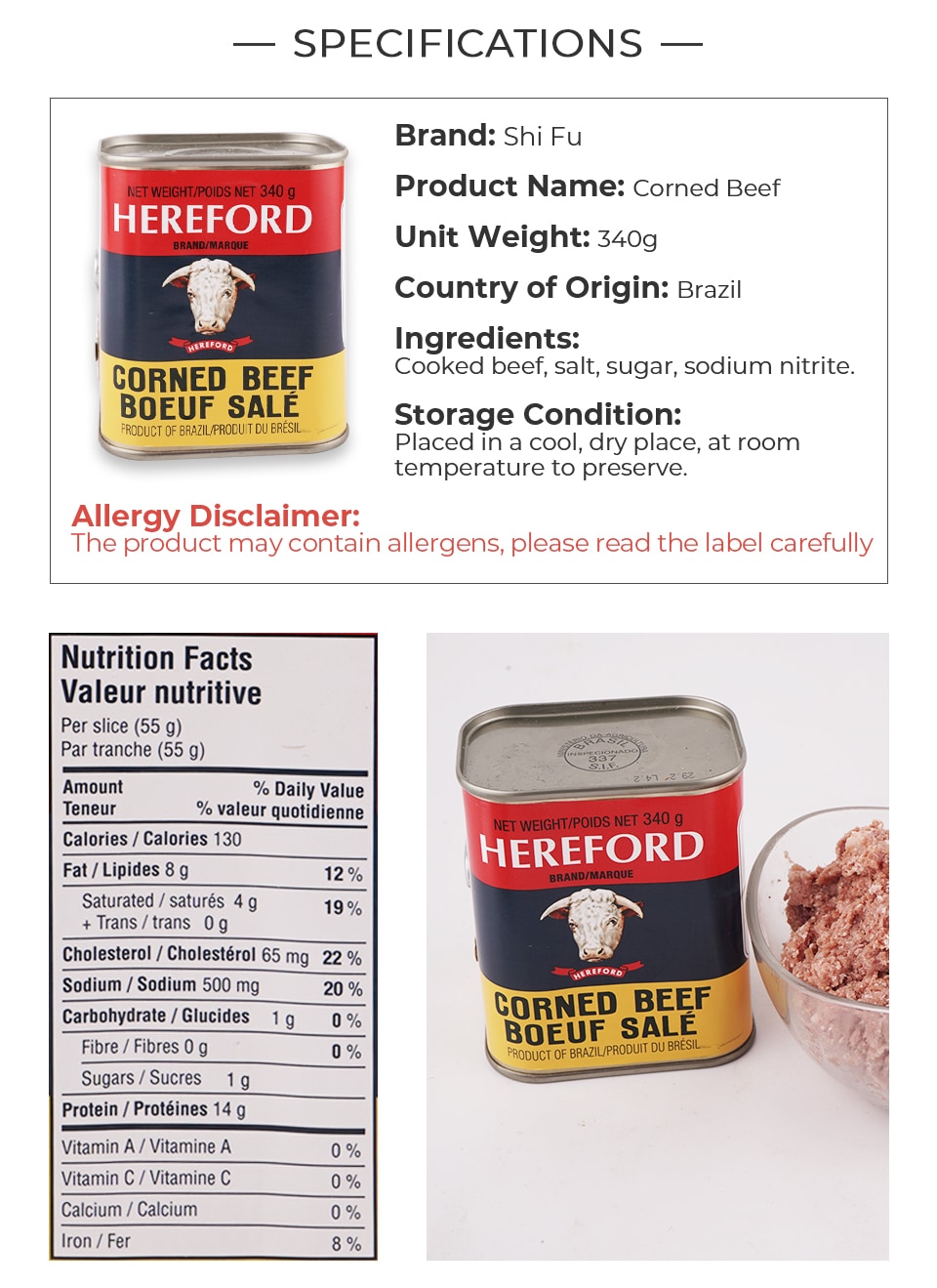 HEREFORD CORNED BEEF T&T Supermarket