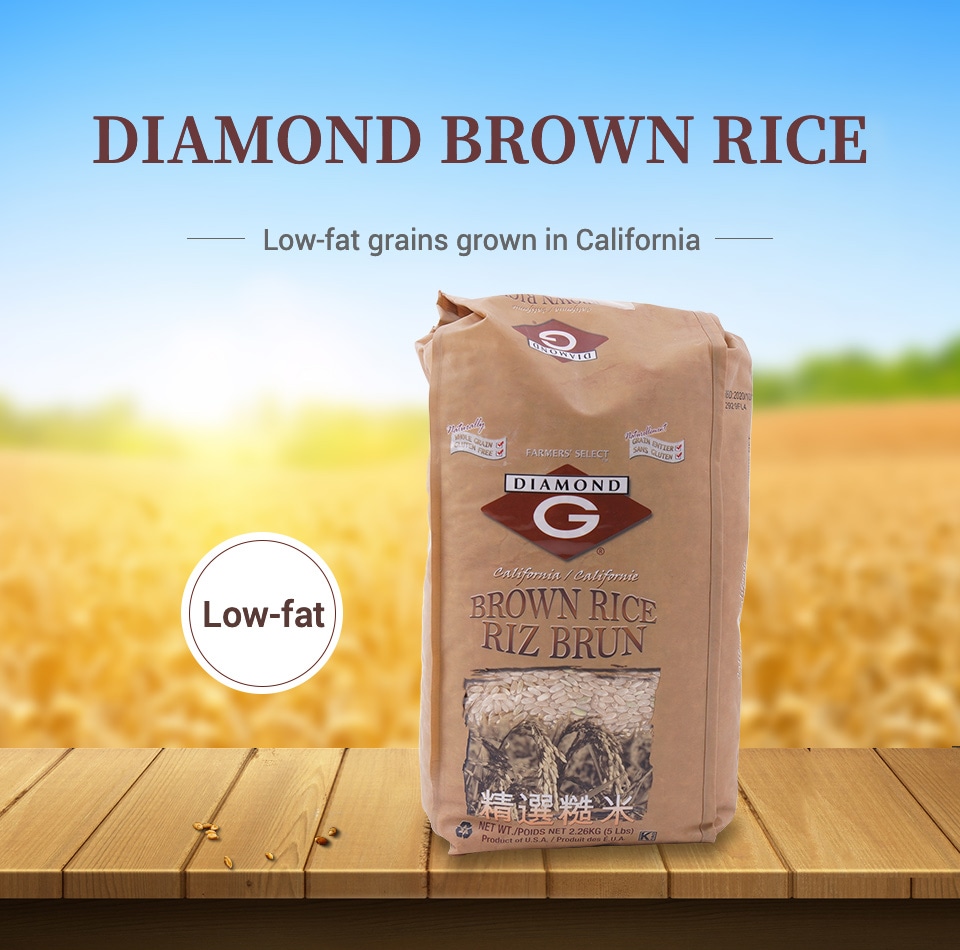 DIAMOND G CALIFORNIA BROWN RICE T&T Supermarket