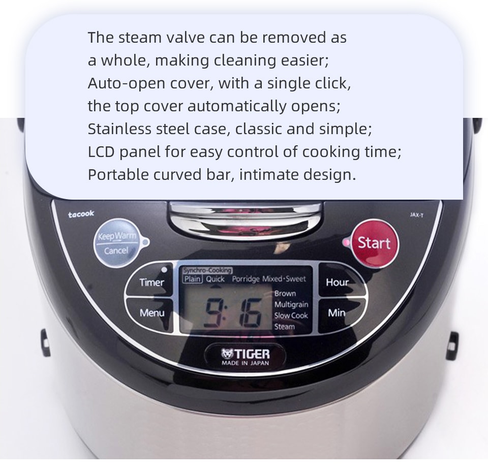 Tiger Multi Functional 5 5 Cup Rice Cooker at Marie Perez blog