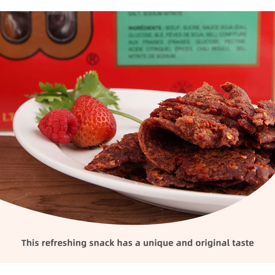 Soo Hot Fruit Flavoured Beef Jerky 85g T&T Supermarket