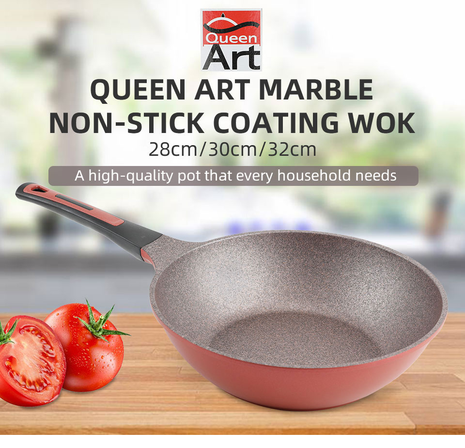 QUEEN ART INOBLE COATING NONSTICK WOK 28CM T&T Supermarket