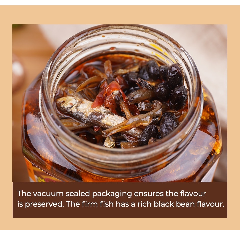 Djj Dried Black Bean Fish 370g T&T Supermarket