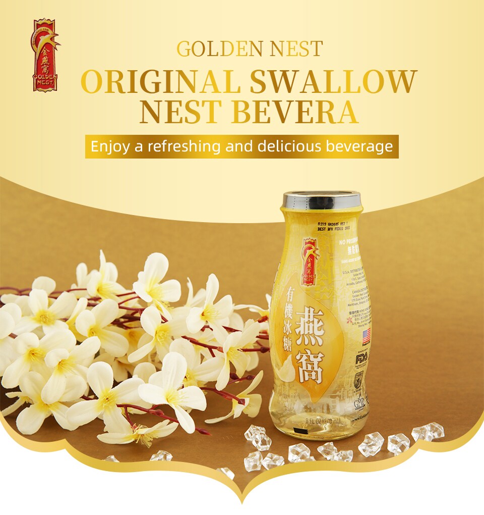 Golden Nest Organic Swallow Nest Drink 240ml T&T Supermarket