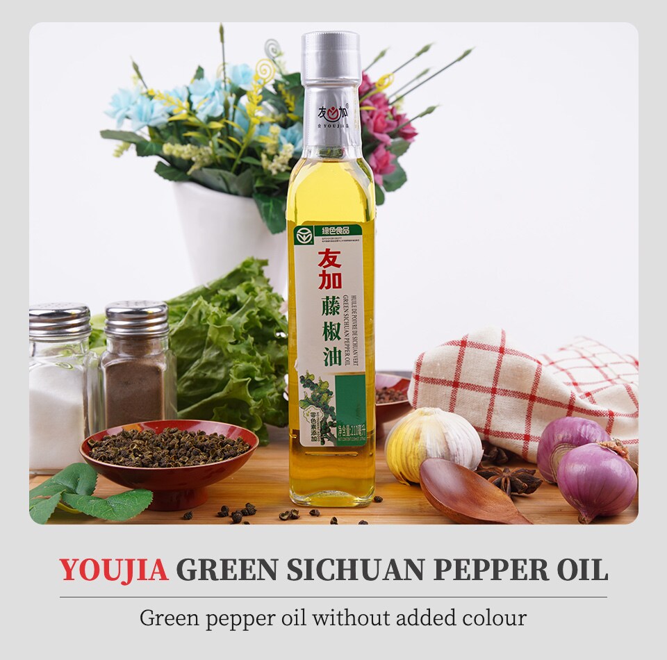 Youjia Green Pepper Oil 210ml T&T Supermarket