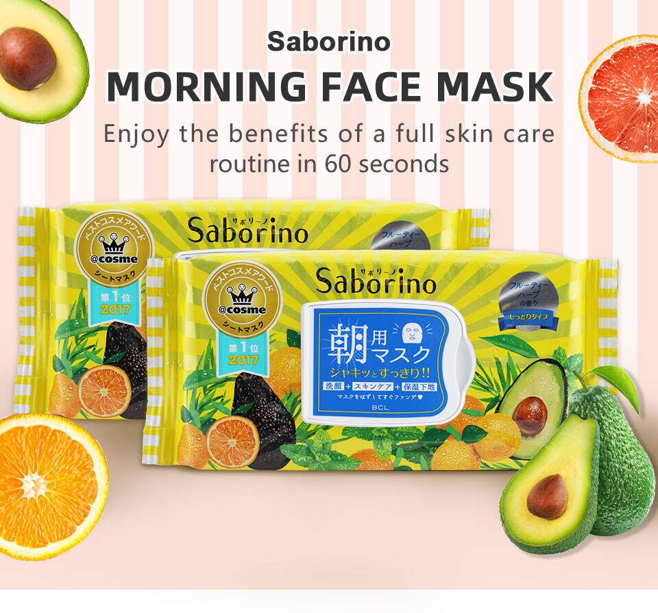 Saborino Morning Face Mask 32s T&T Supermarket