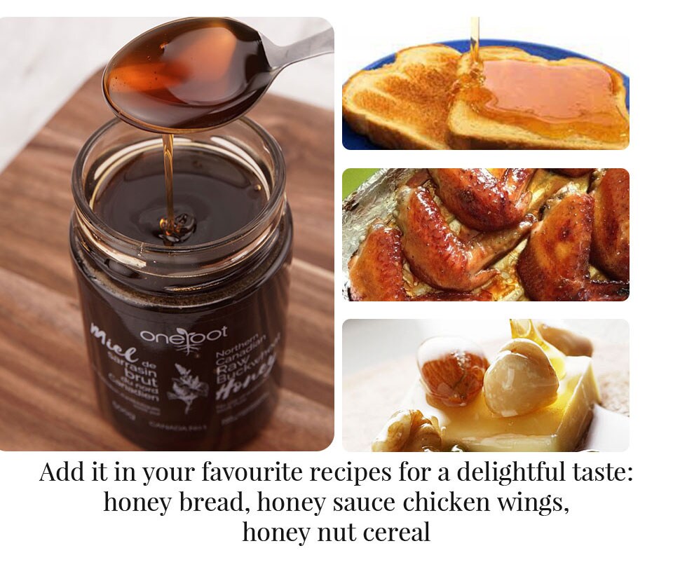 Oneroot Canadian Raw Buckwheat Honey T&T Supermarket