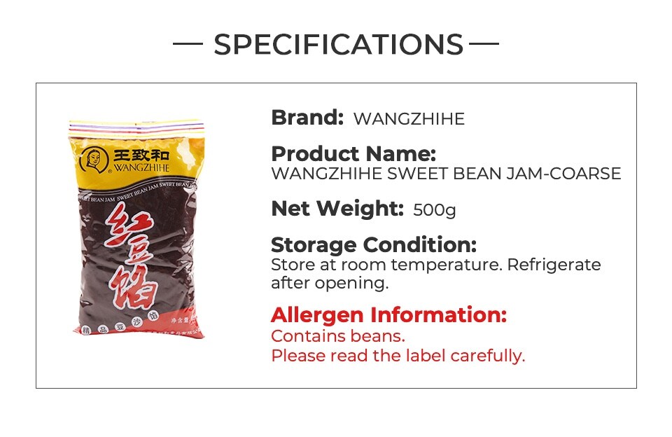 Red Bean Paste Nutrition