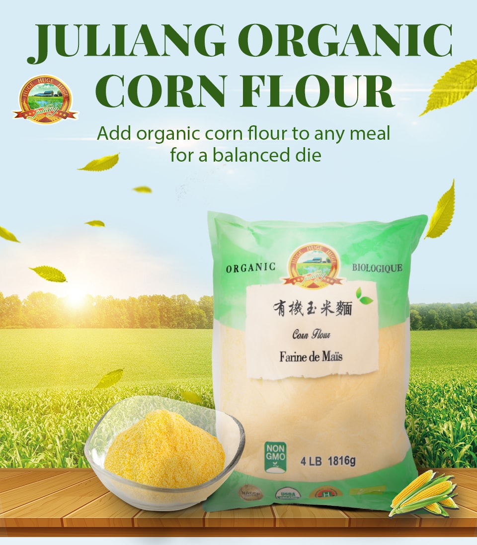 Juliang Organic Corn Flour 4lb T&T Supermarket