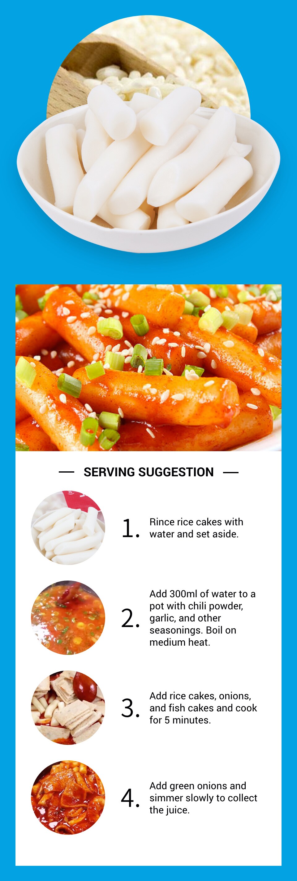 Chongga Fresh Tubular Rice Cake 1KG T&T Supermarket