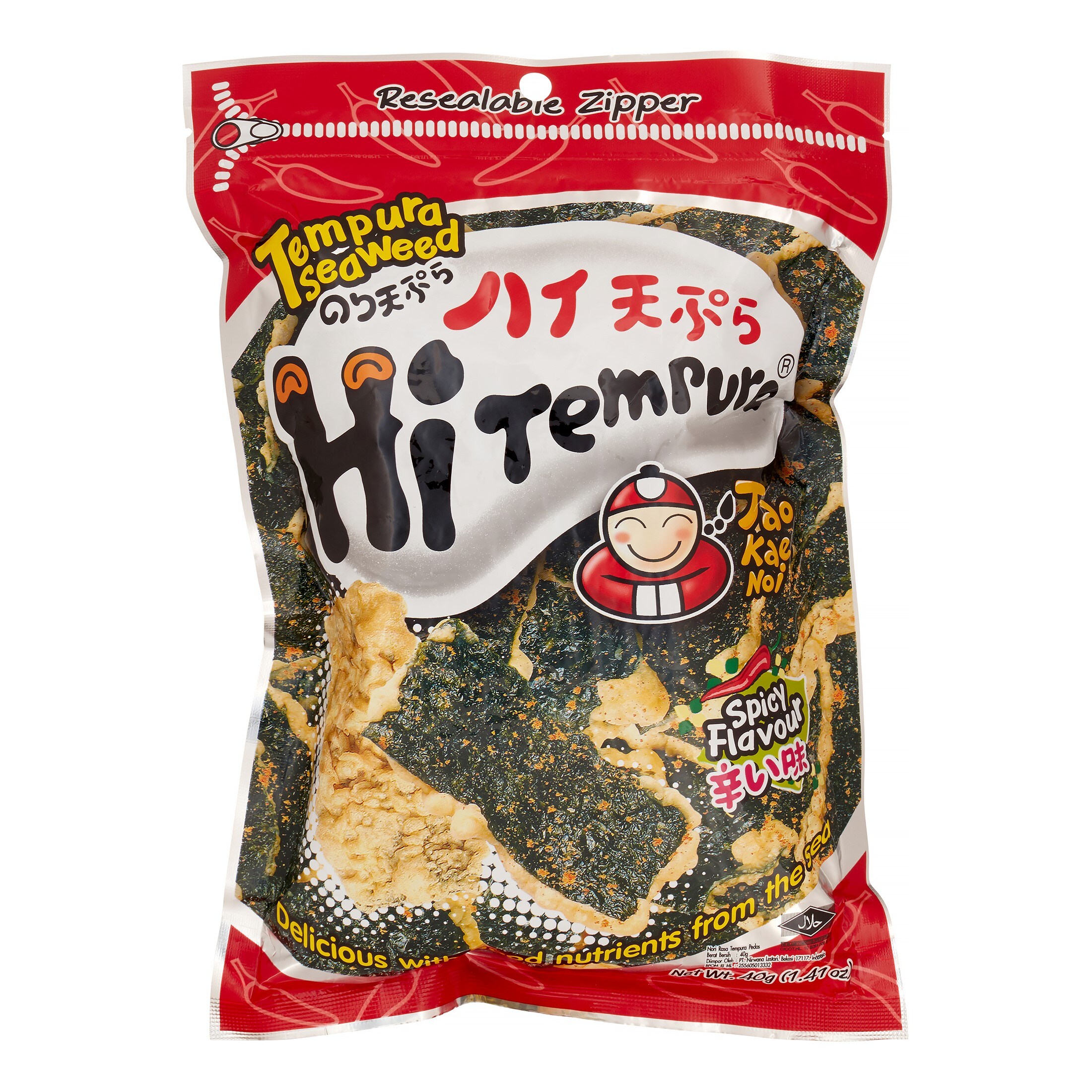 Tao Kae Noi Tempura Seaweed-Spicy (40g) ｜ 大統華超級市場