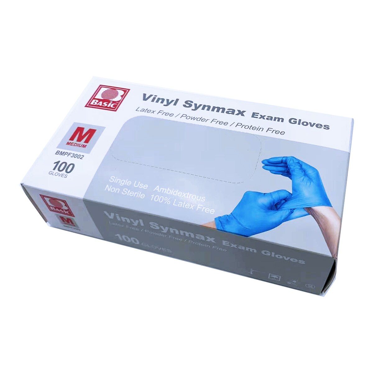 Intco Synmax Exam Gloves Medium (100pcs) ｜ 大统华超级市场