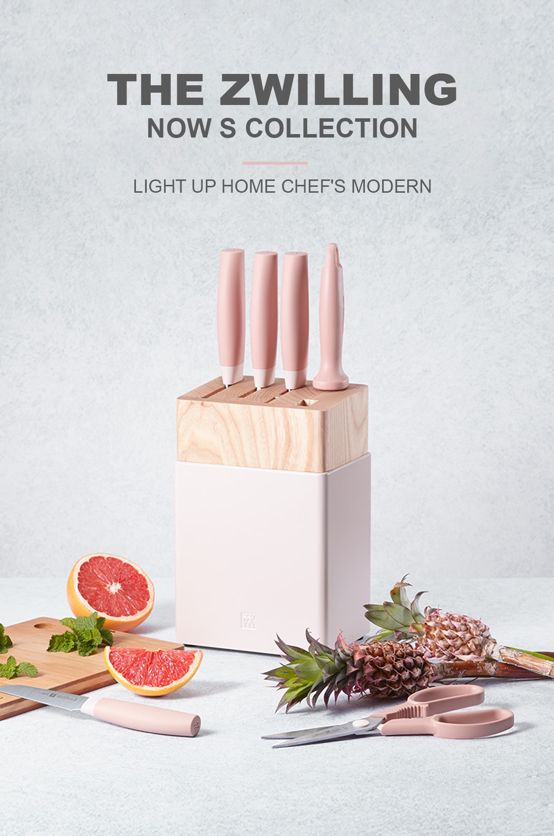 Zwilling Pink Now S. 7 Pc.Knife Blockset T&T Supermarket