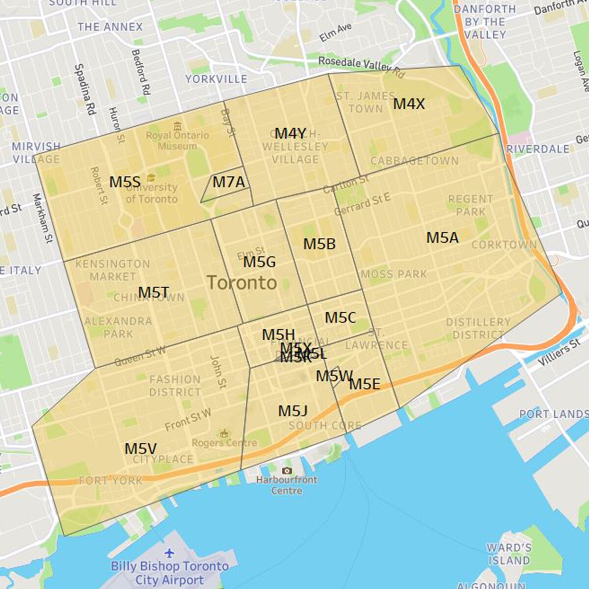 downtown-toronto-postal-code-map